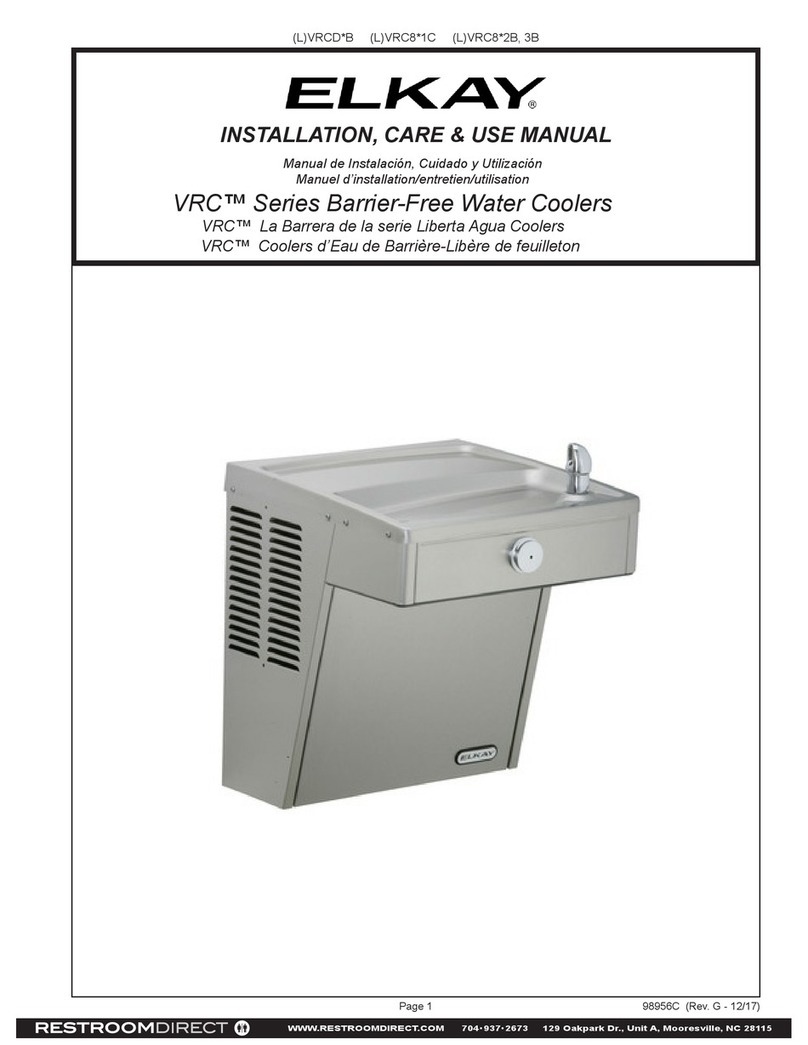 Elkay VRC8 1C Series Installation manual