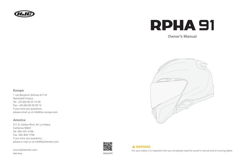 HJC RPHA 91 User manual