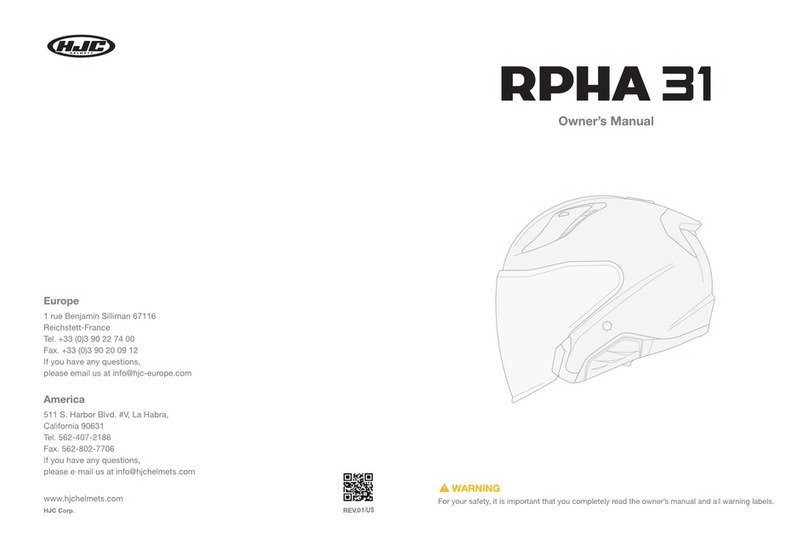 HJC RPHA 31 User manual
