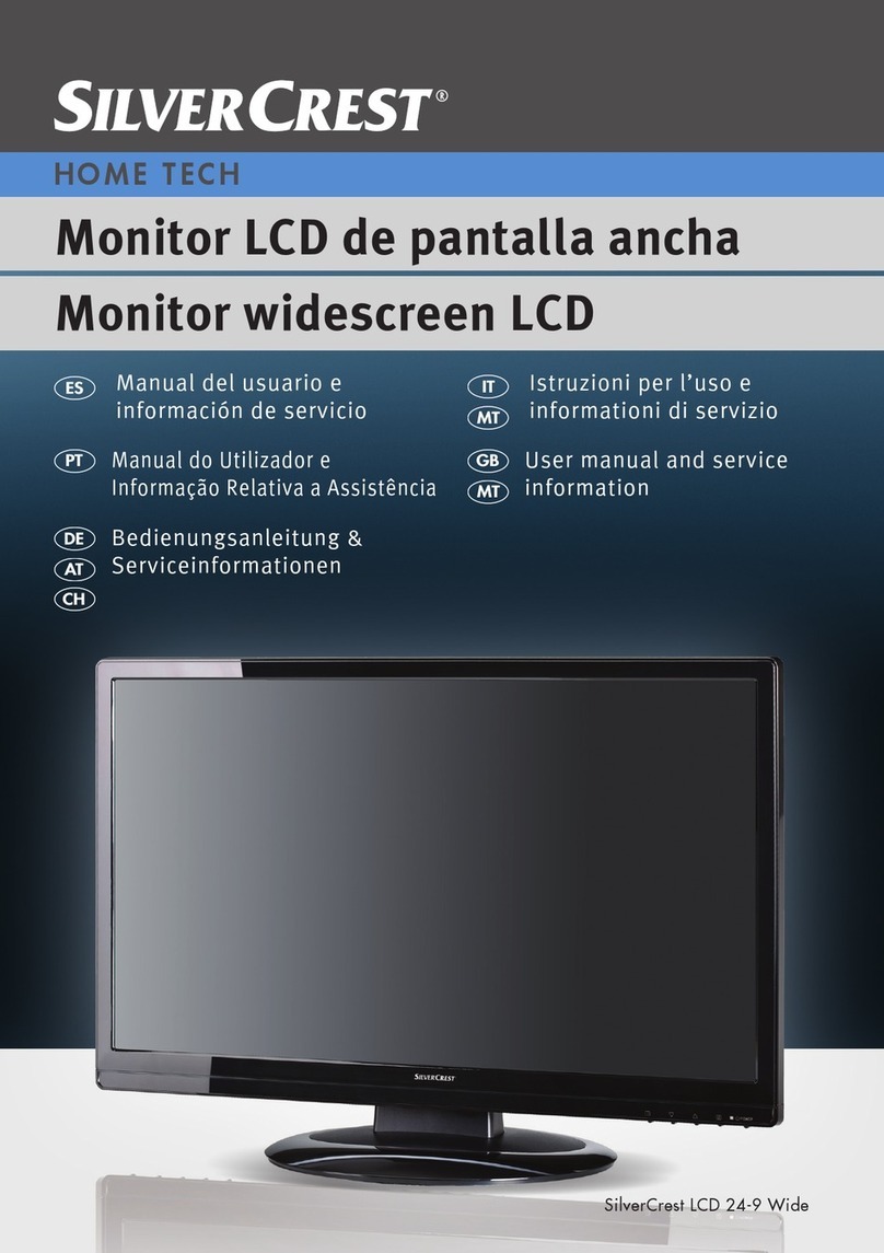 Silvercrest TARGA Visionary LCD 24-9 Wide Operating instructions