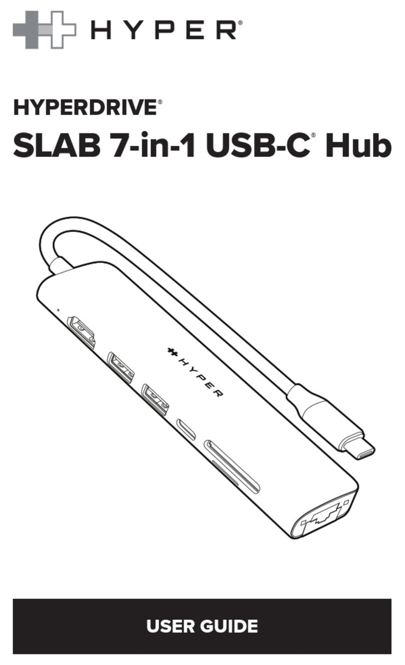 Hyper HYPERDRIVE SLAB user guide