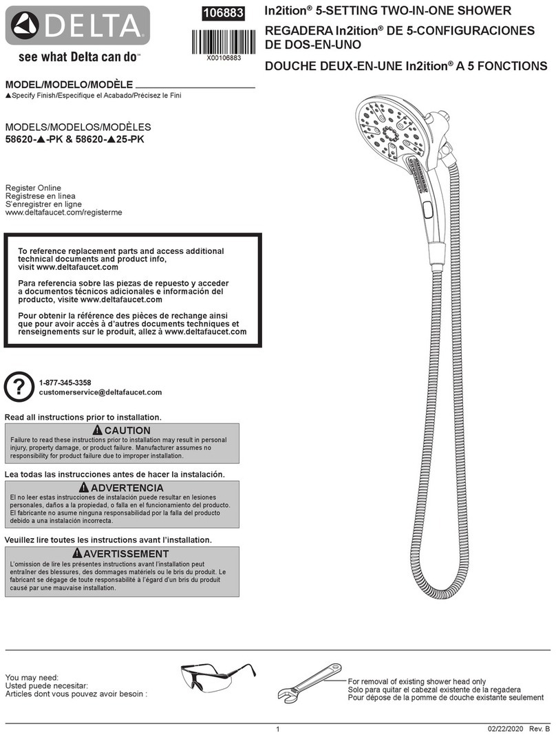 Delta In2ition 58620 PK Series User manual