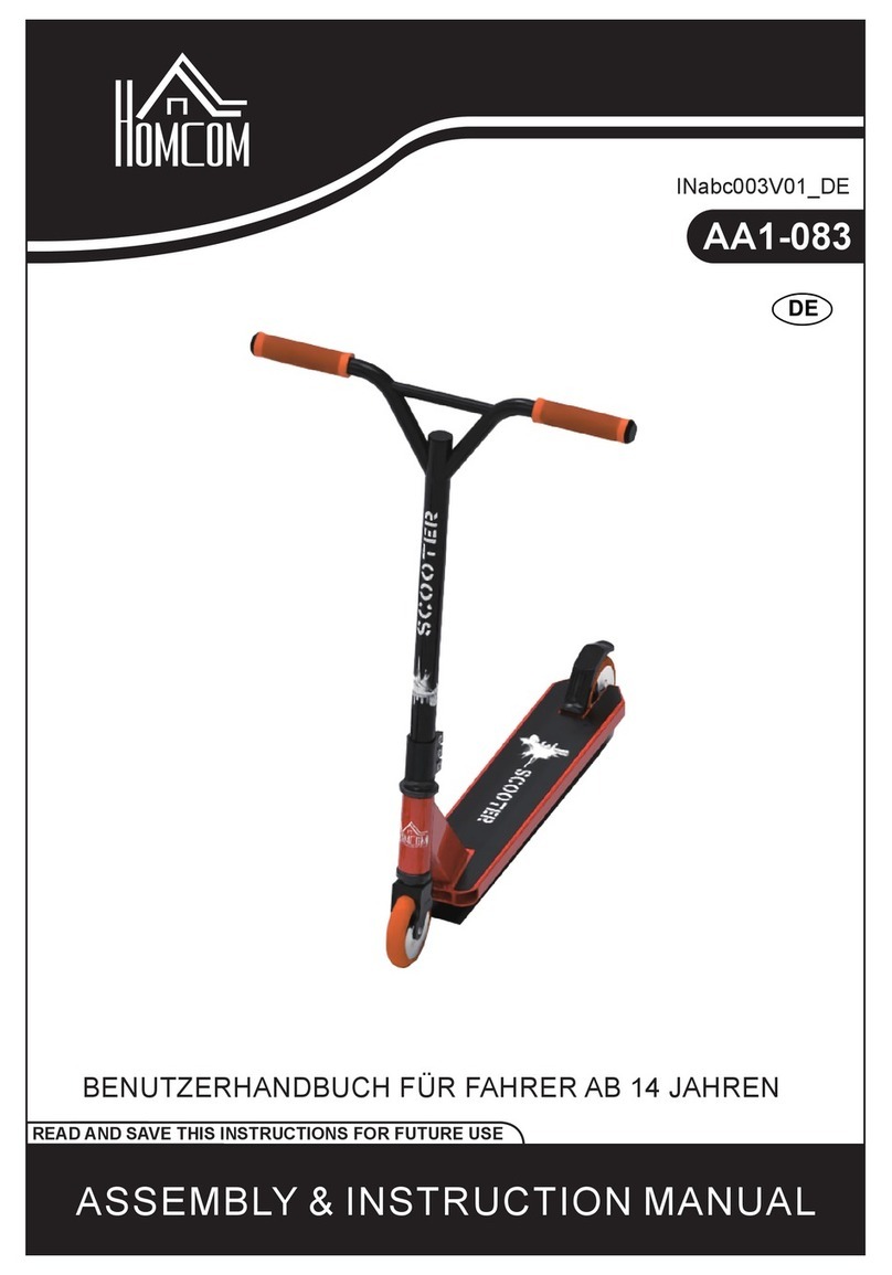 HOMCOM AA1-083 Installation guide