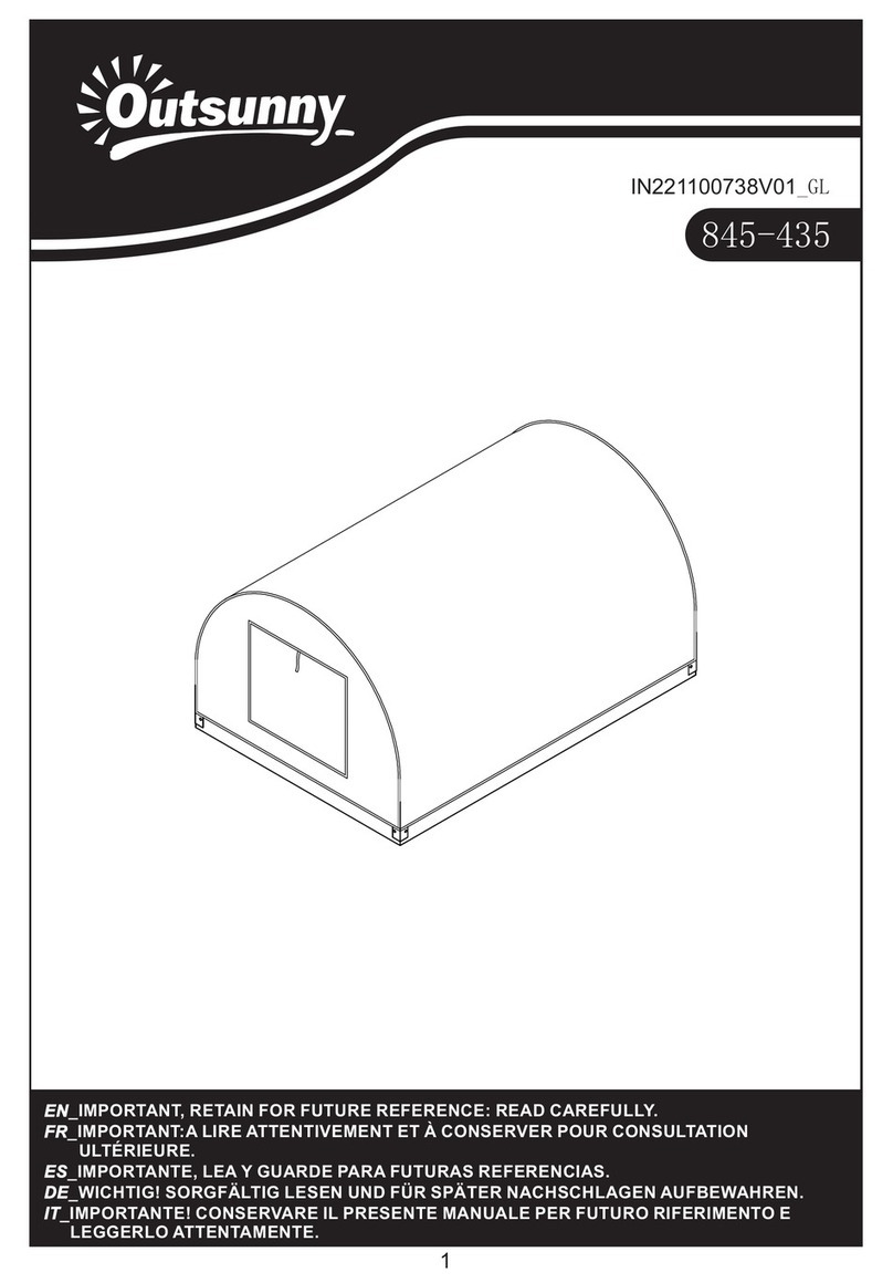 Outsunny 845-435 User manual