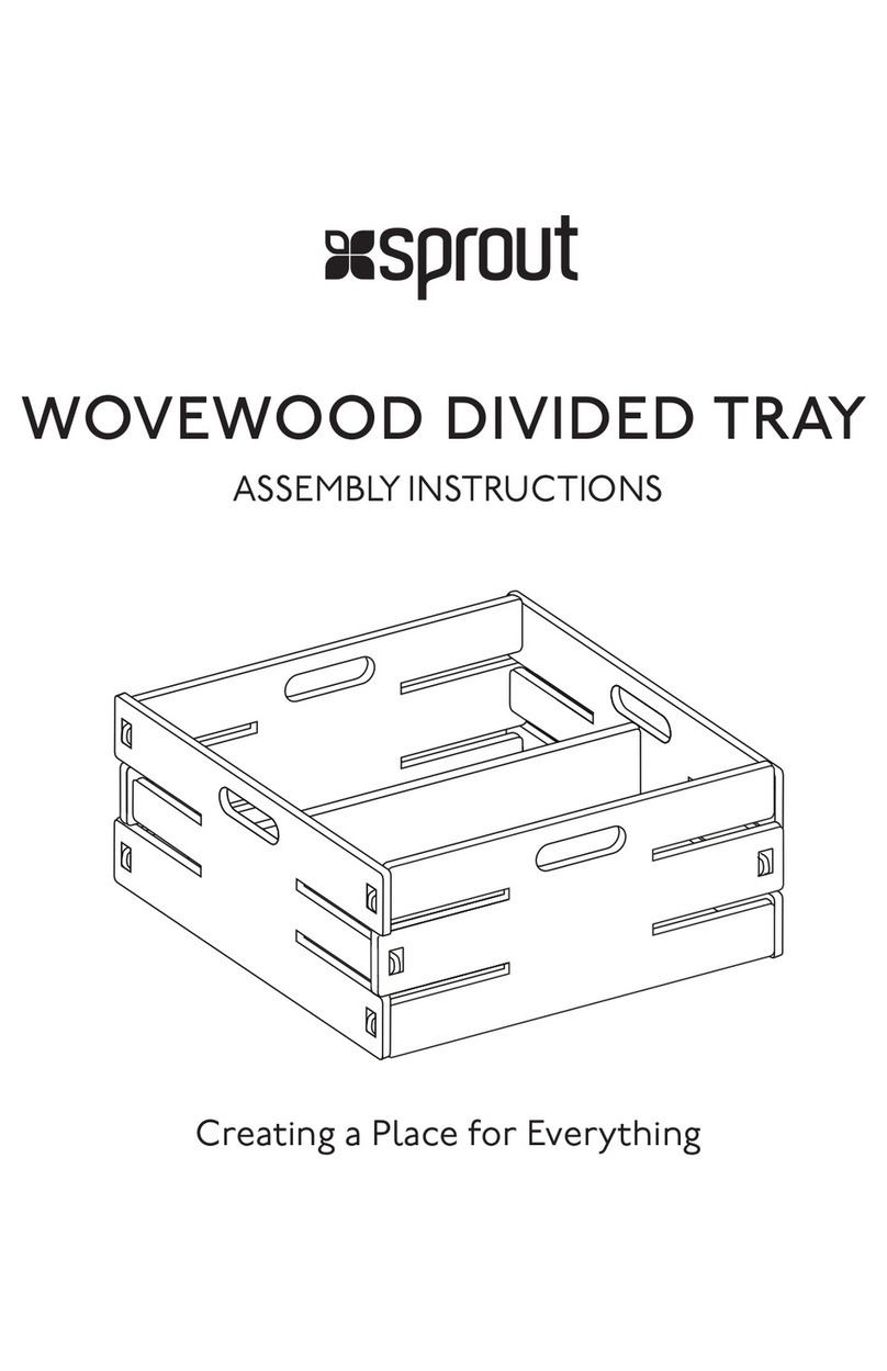 Sprout WOVEWOOD DIVIDED TRAY User manual Sprout WOVEWOOD DIVIDED TRAY User manual