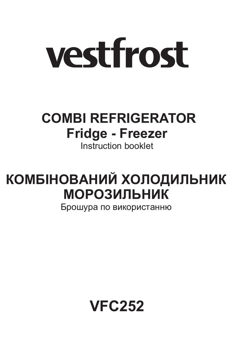 Vestfrost VFC252 User manual Vestfrost VFC252 User manual