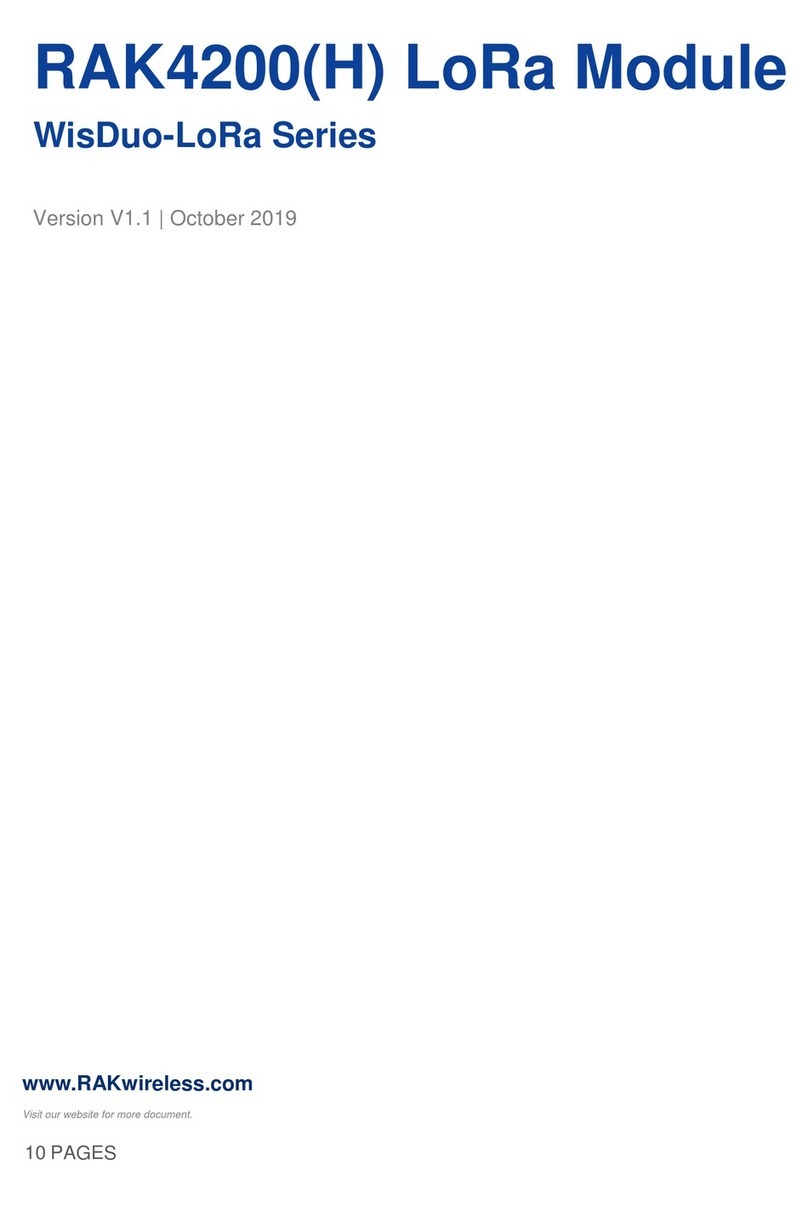 RAKwireless WisDuo-LoRa Series User manual