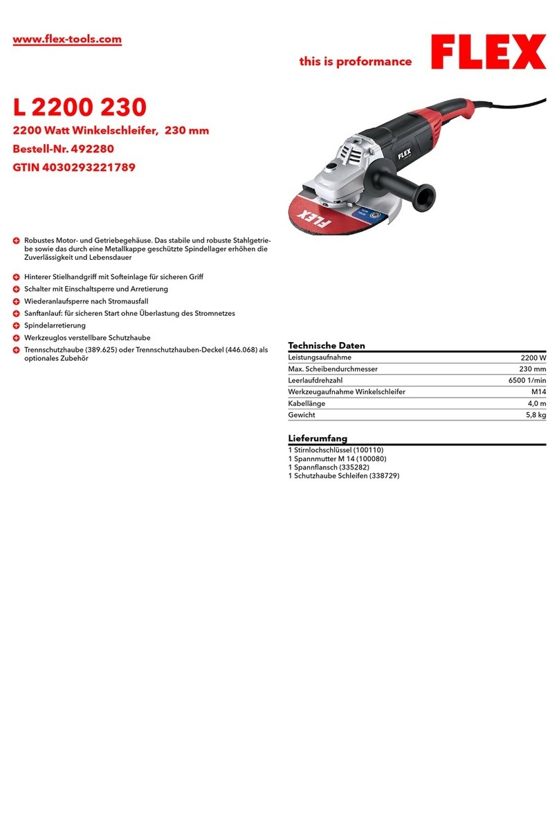Flex L 2200 230 User manual