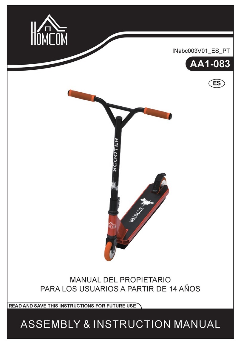 HOMCOM AA1-083 Installation guide