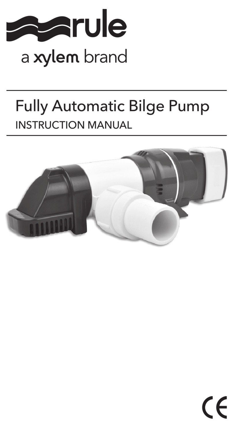 Xylem Rule LoPro 2004210 User manual