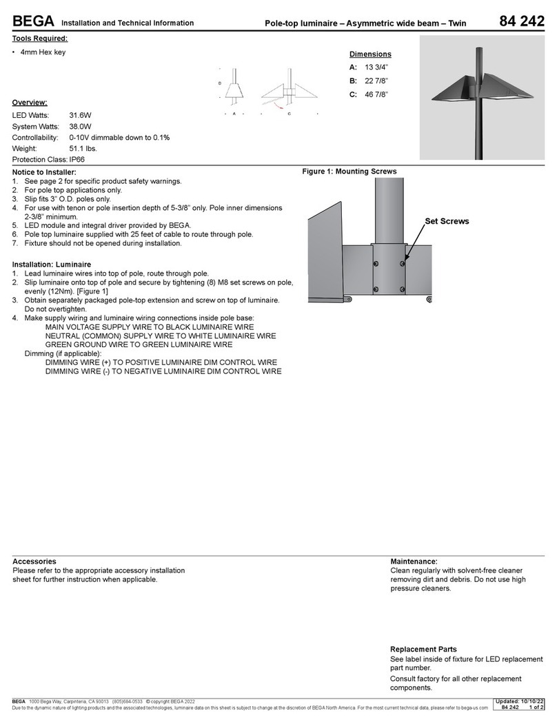 BEGA 84 242 Manual