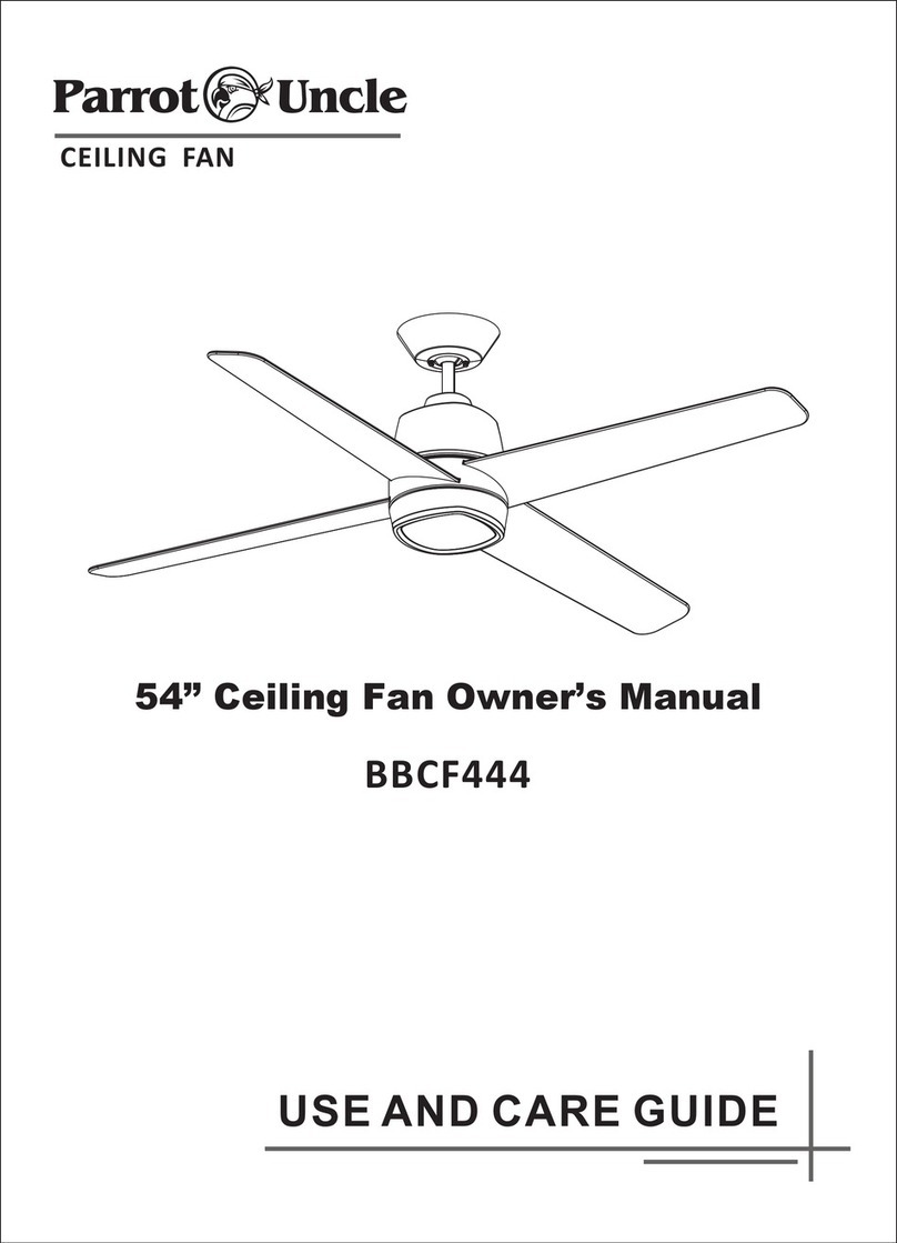 Parrot Uncle BBCF444 User manual