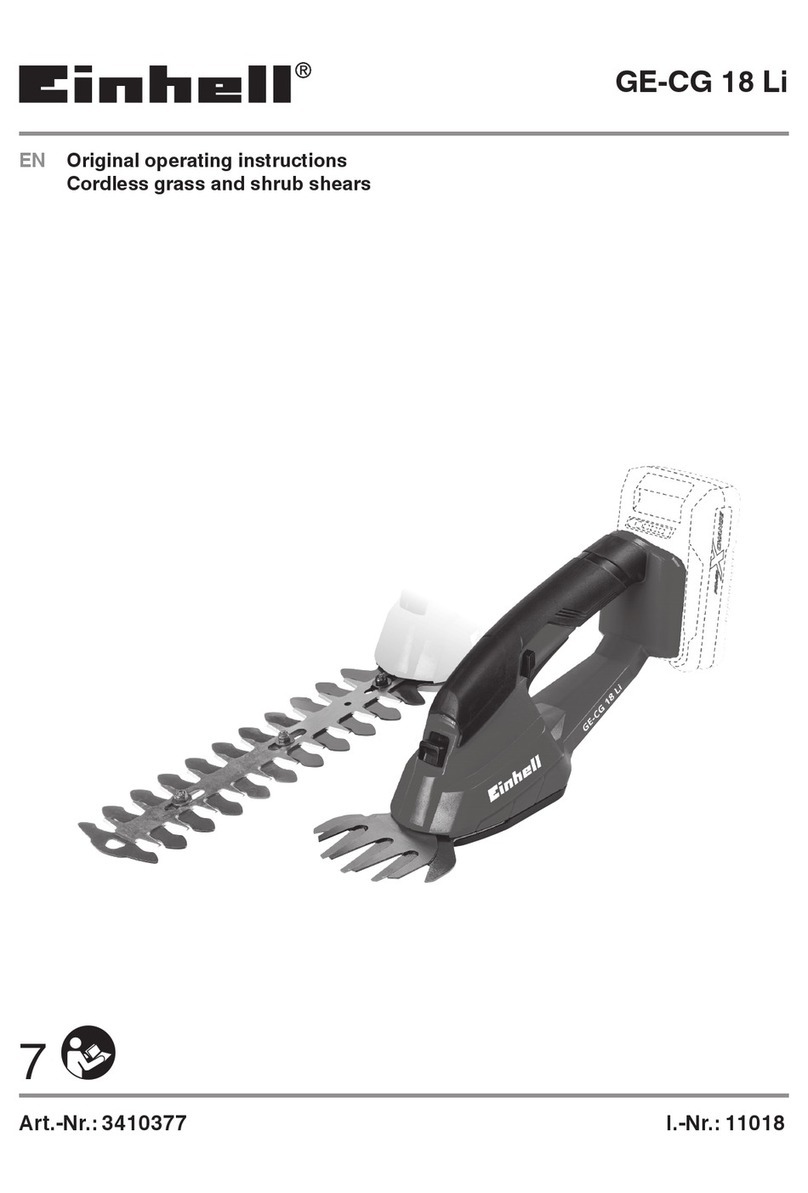 EINHELL GE-CG 18 Li User manual