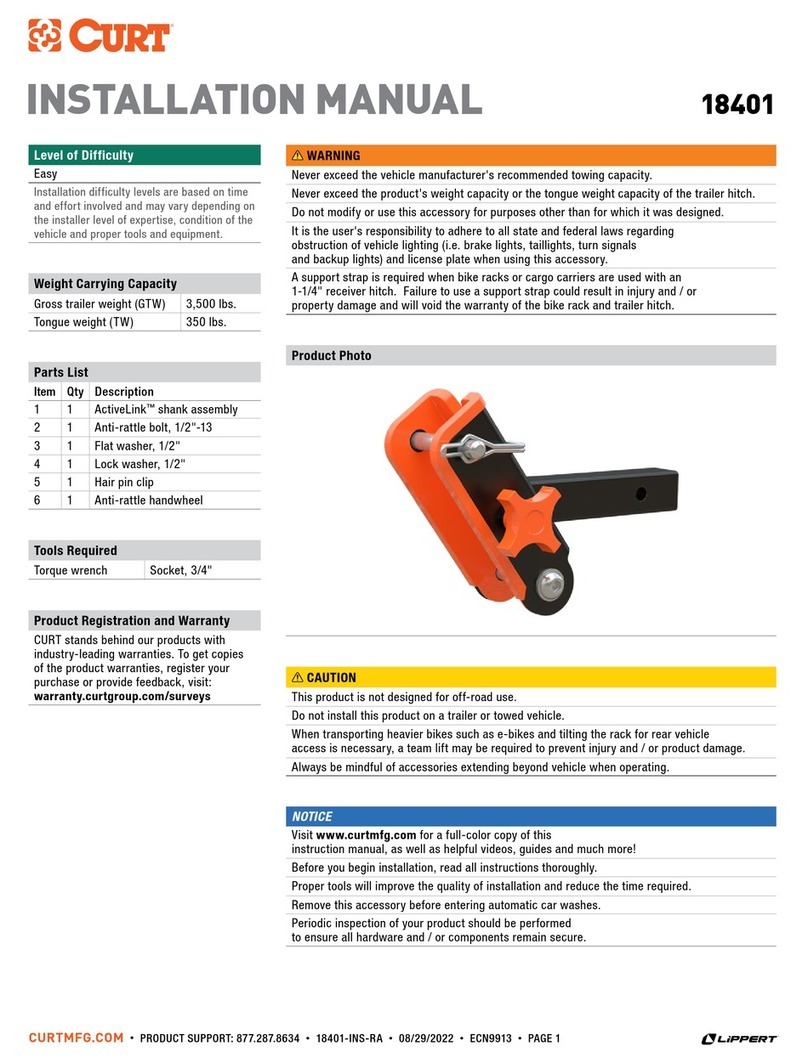 curt 18401 User manual