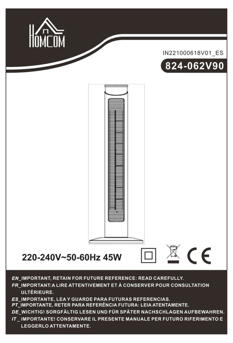 HOMCOM 824-062V90 User manual