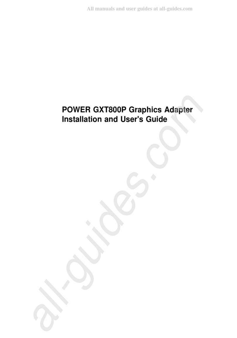 IBM Power GXT800P User manual