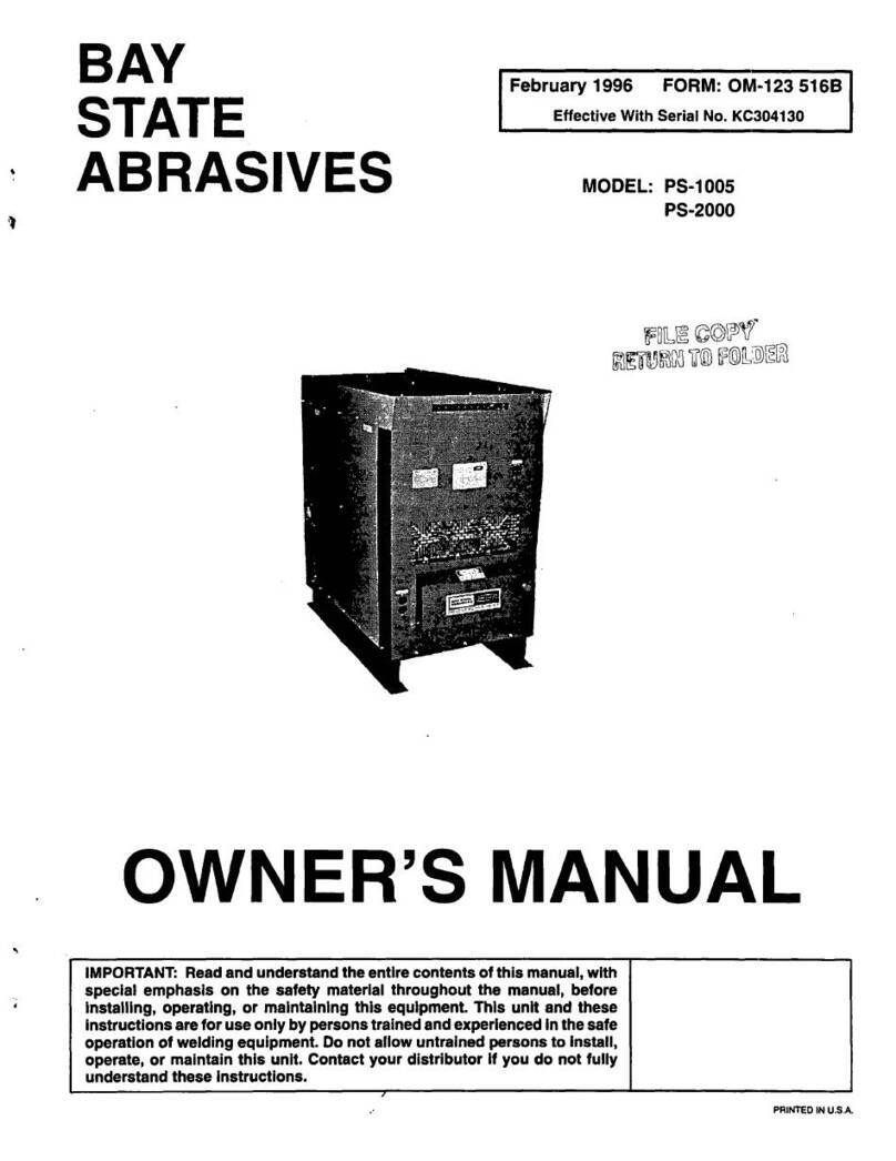 Miller PS-1005 User manual