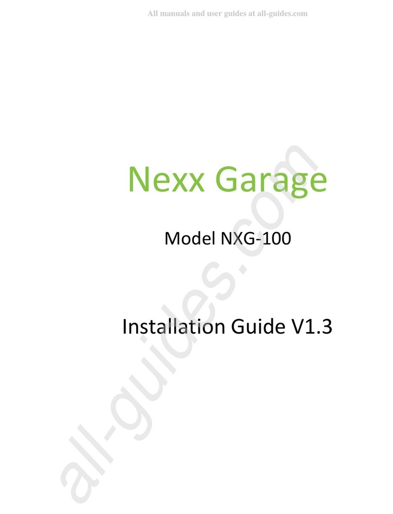 Nexx Garage NXG-100 User manual