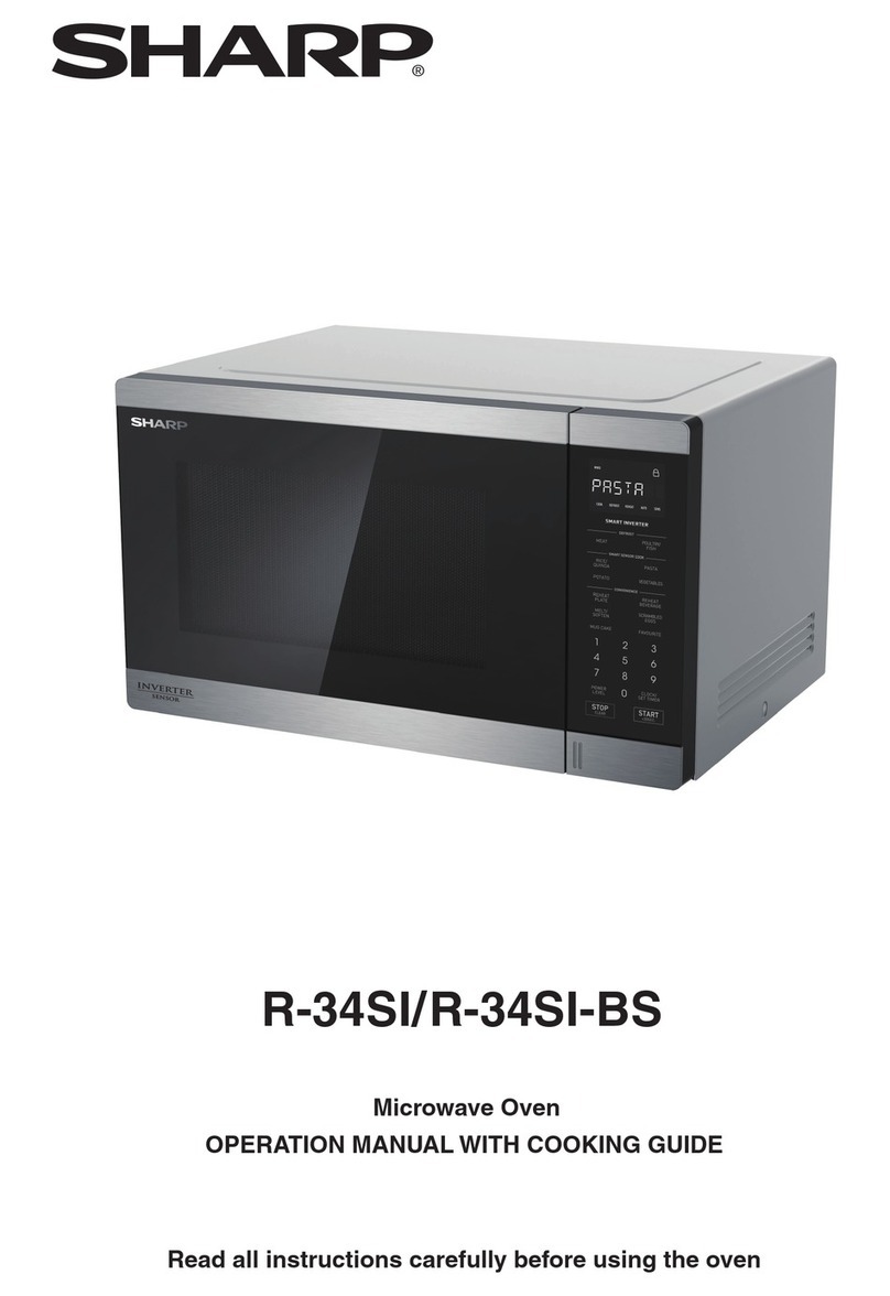 Sharp R-34SI User manual