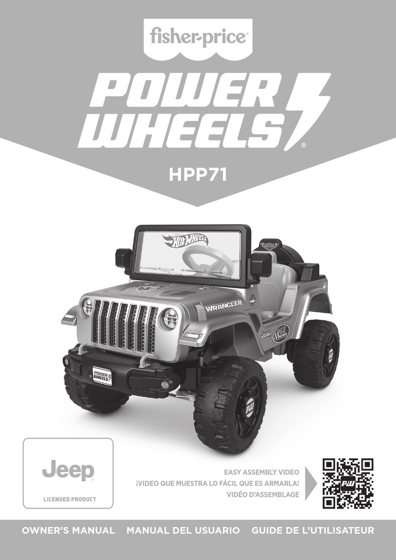 Power Wheels Jeep HPP71 owner's manual Power Wheels Jeep HPP71 owner's manual