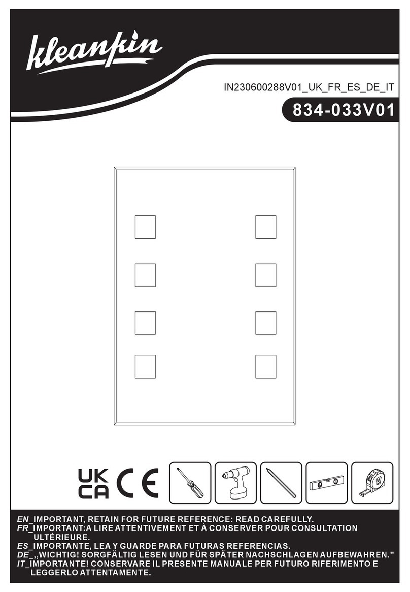 kleankin 834-033V01 manual
