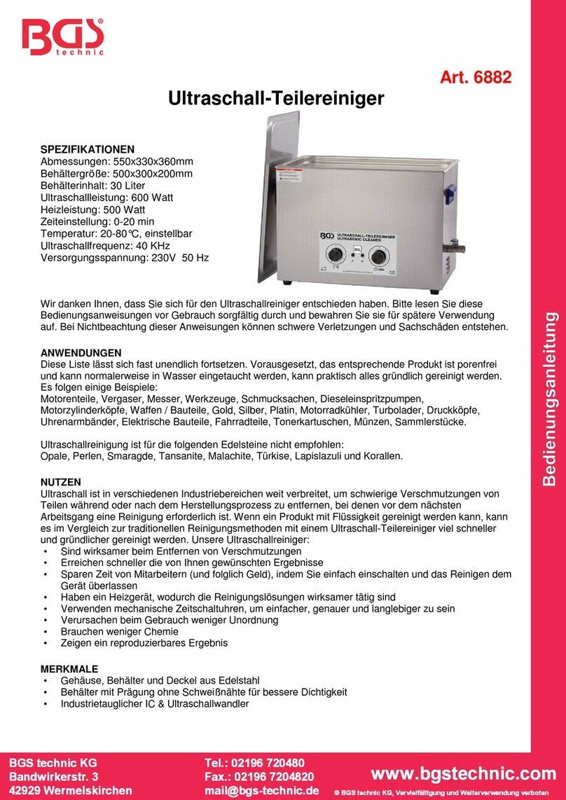 BGS technic 6882 instruction manual