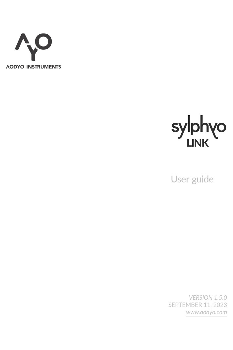 Aodyo Instruments Sylphyo Link User manual