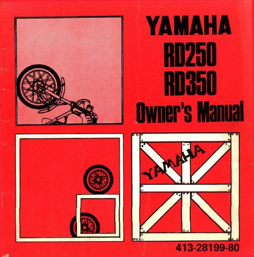 Yamaha RD250 owner's manual