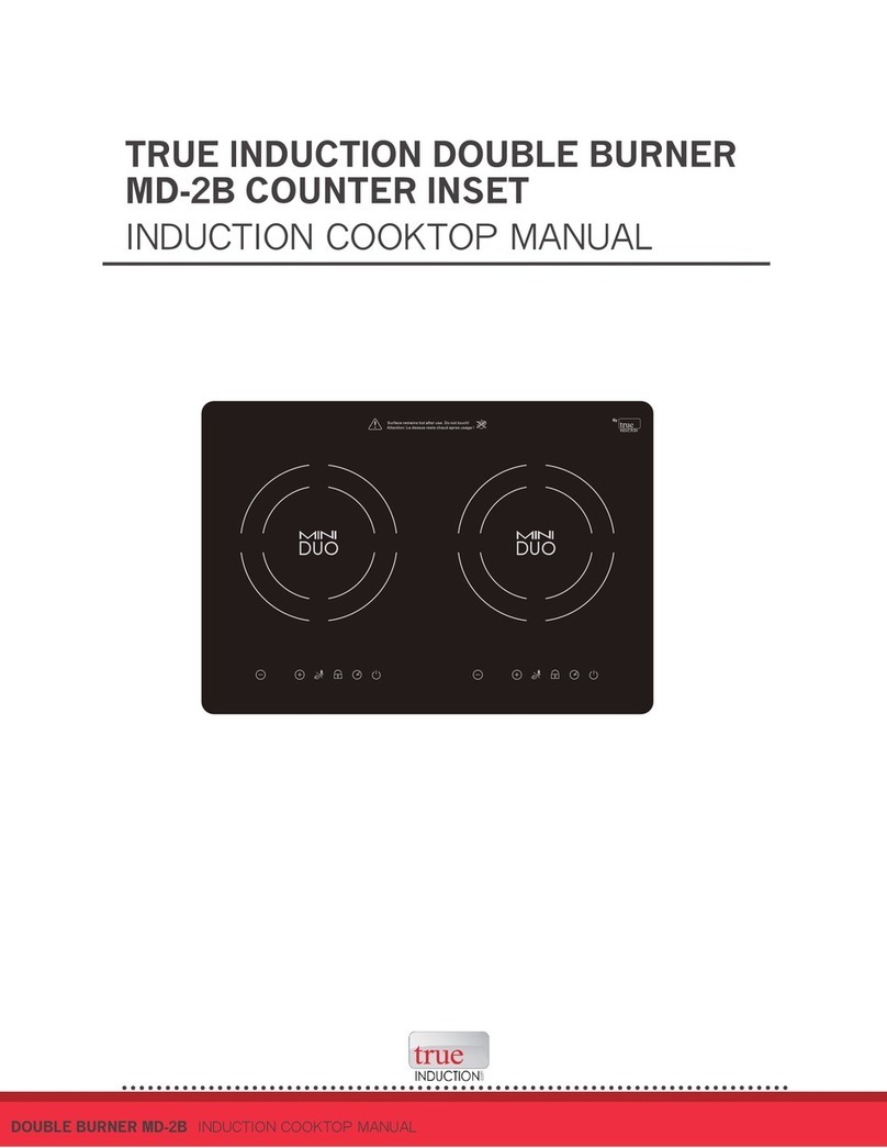 True Induction MD-2B manual