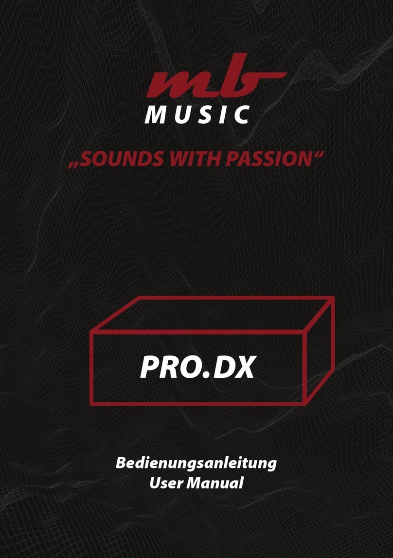 MB Music PRO.DX user manual
