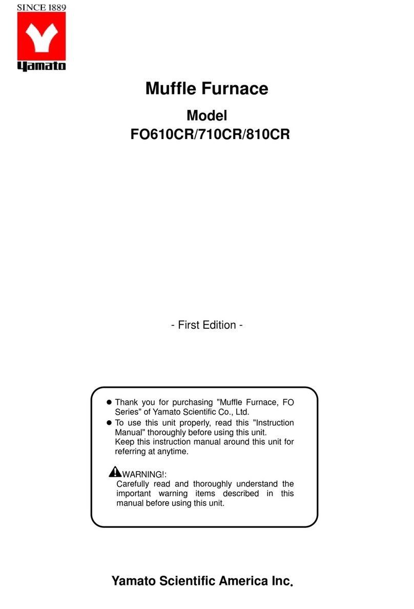 Yamato FO610CR User manual