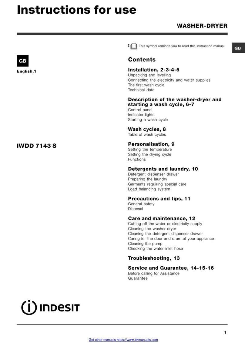 Indesit IWDD 7143 S User manual