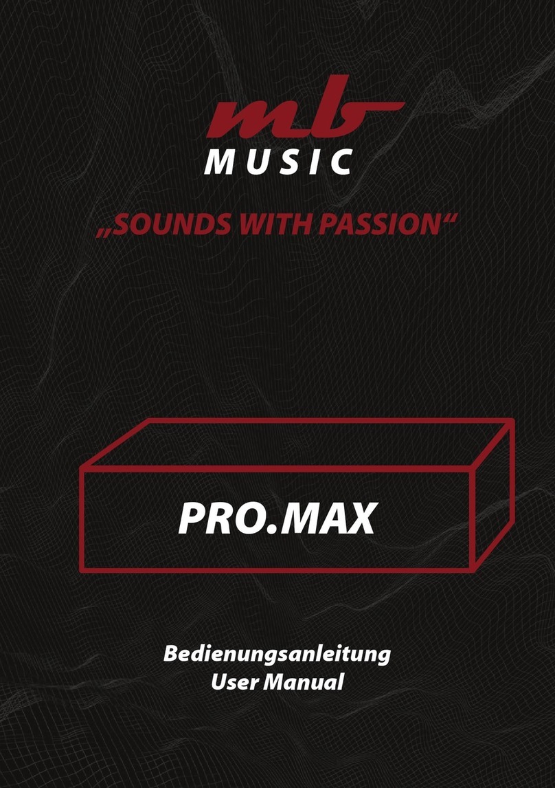 MB Music PRO.MAX user manual