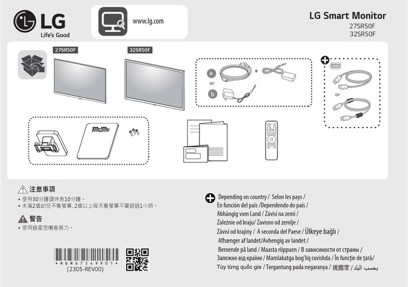 LG 32SR50F User manual