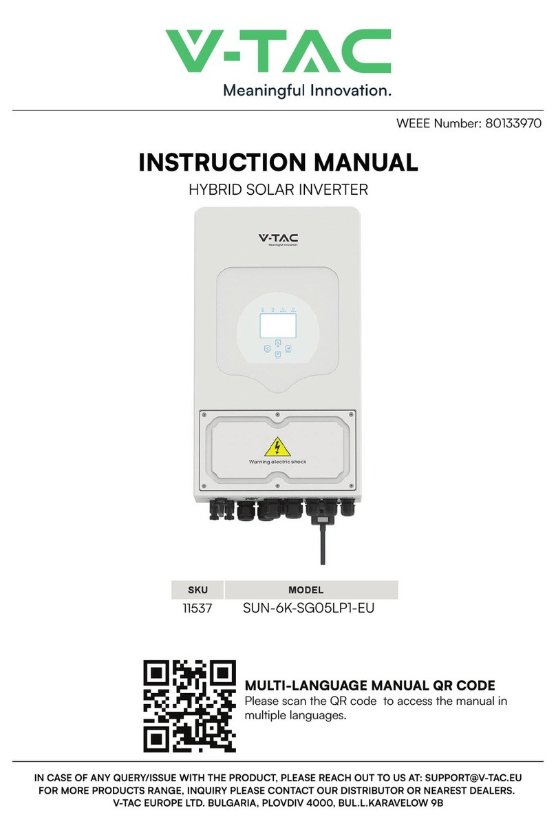 V-TAC SUN-6K-SG05LP1-EU instruction manual