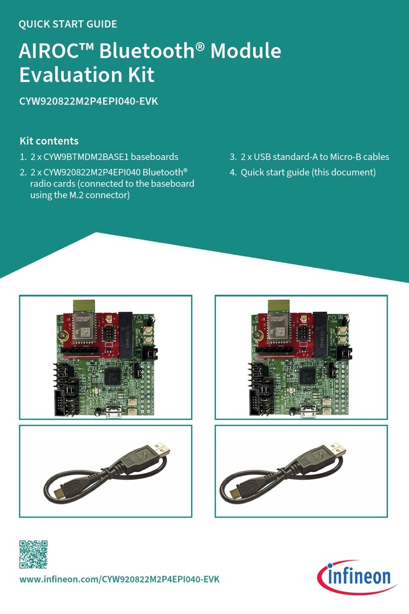 Infineon AIROC CYW920822M2P4EPI040-EVK User manual