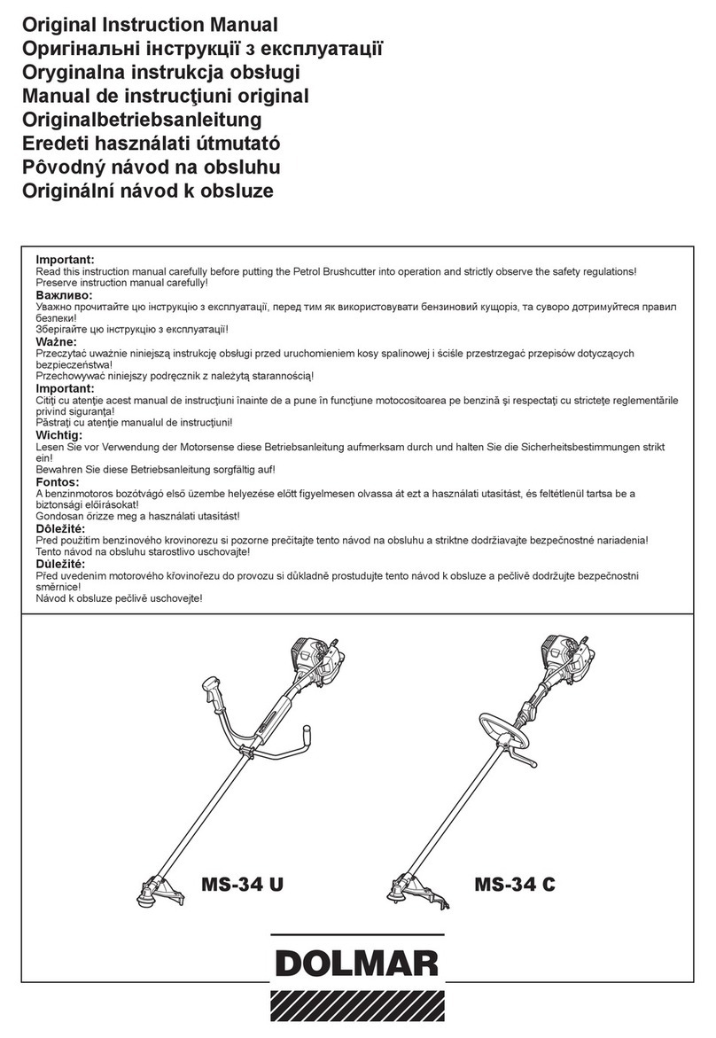 Dolmar MS-34 U Original instruction manual