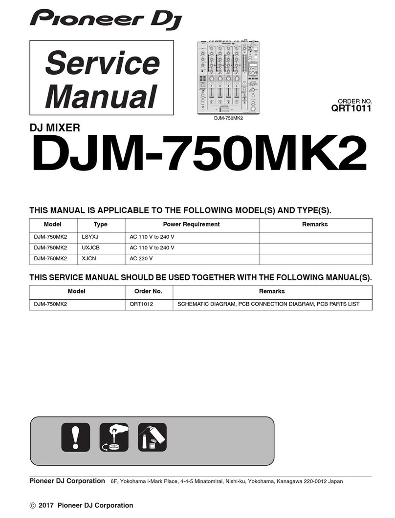 PIONEER DJ DJM-750MK2 Service manual