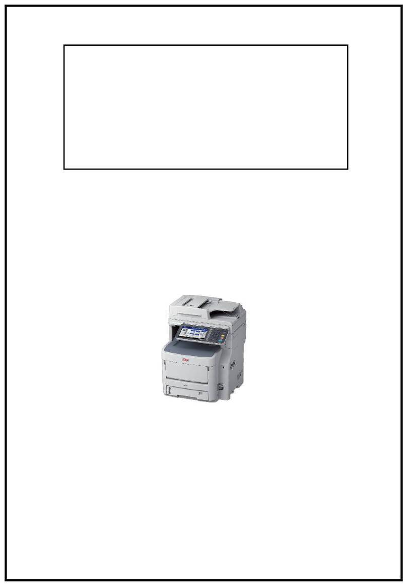 Oki MC760 Maintenance manual
