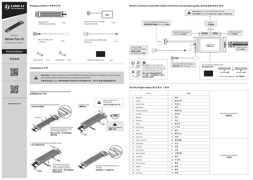 Lian-Li Stimer Plus V2 instructions