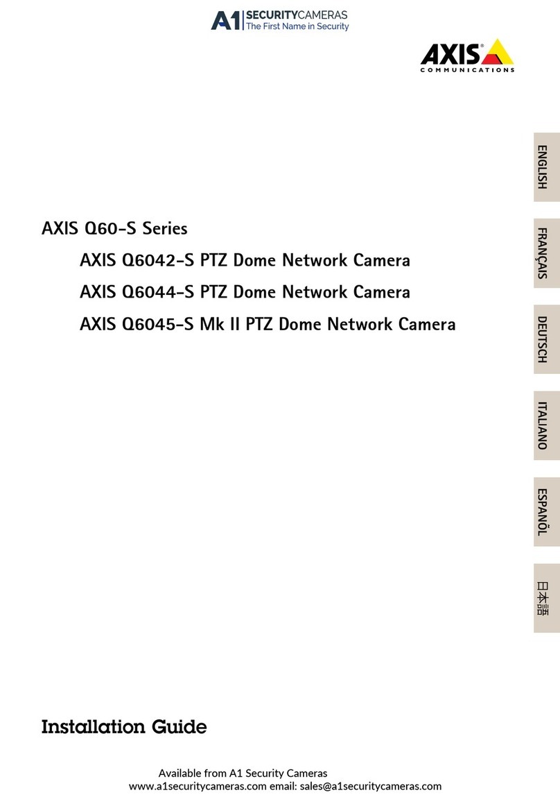 Axis Q60-S User manual