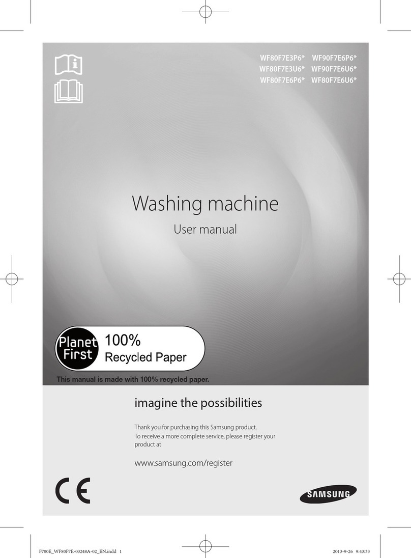 Samsung WF80F7E6U6 Series user manual