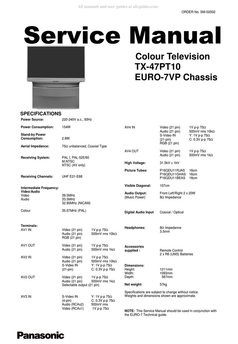 Panasonic TX-47PT10 User manual