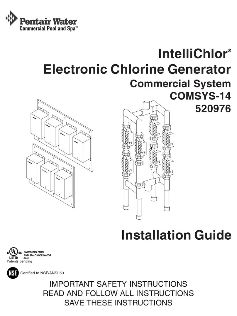 Pentair IntelliChlor COMSYS-14 installation guide