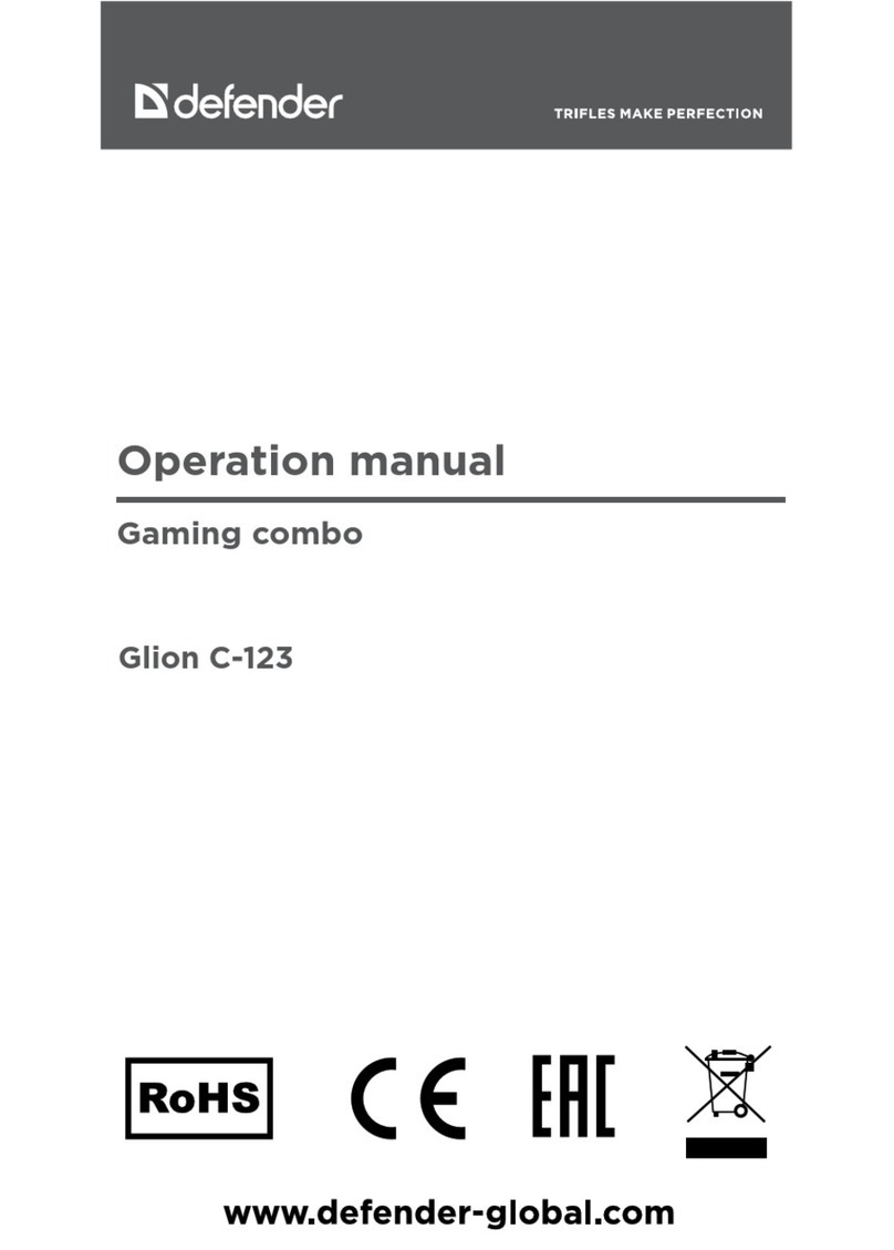 Defender Glion C-123 Operation manual