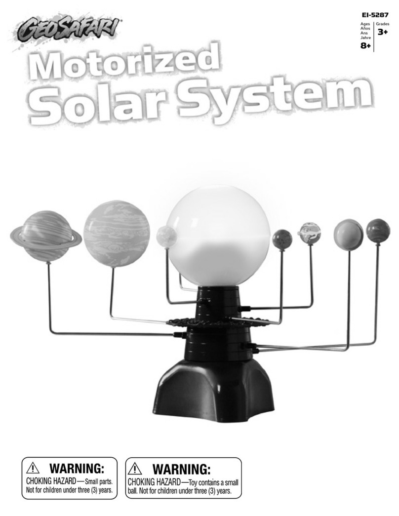 Educational Insights GeoSafari Motorized Solar System EI-5287 manual Educational Insights GeoSafari Motorized Solar System EI-5287 manual