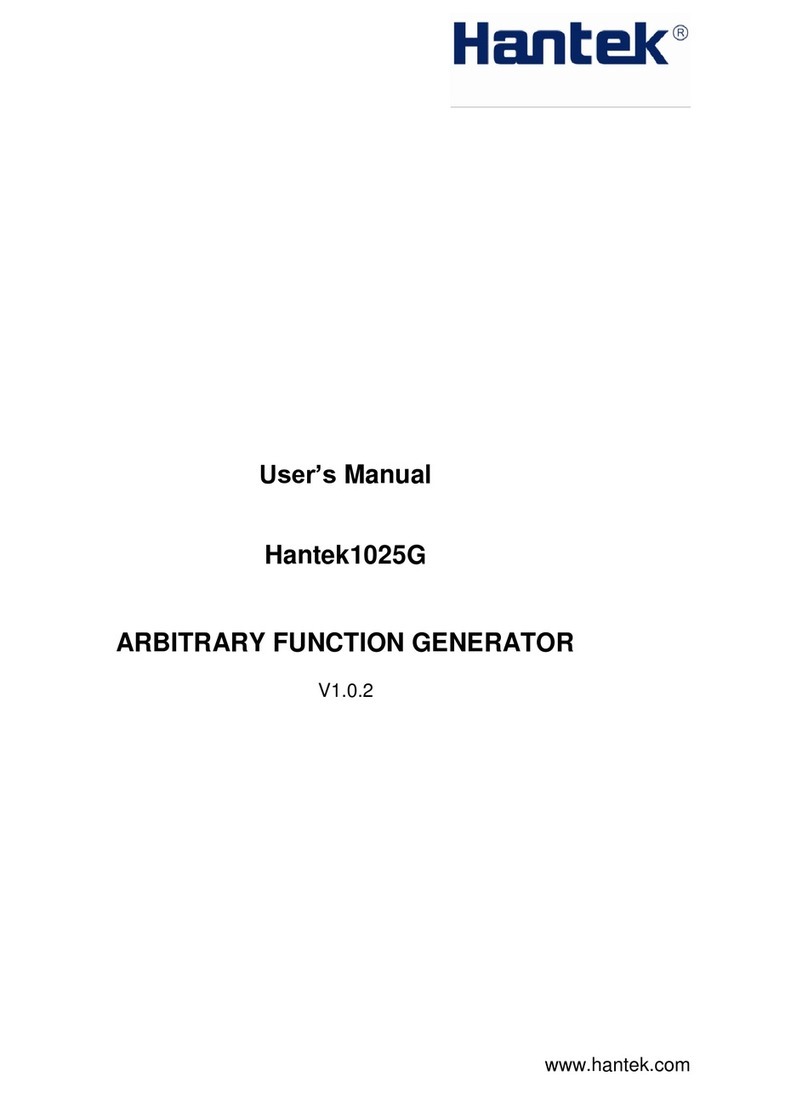 Hantek Hantek1025G user manual