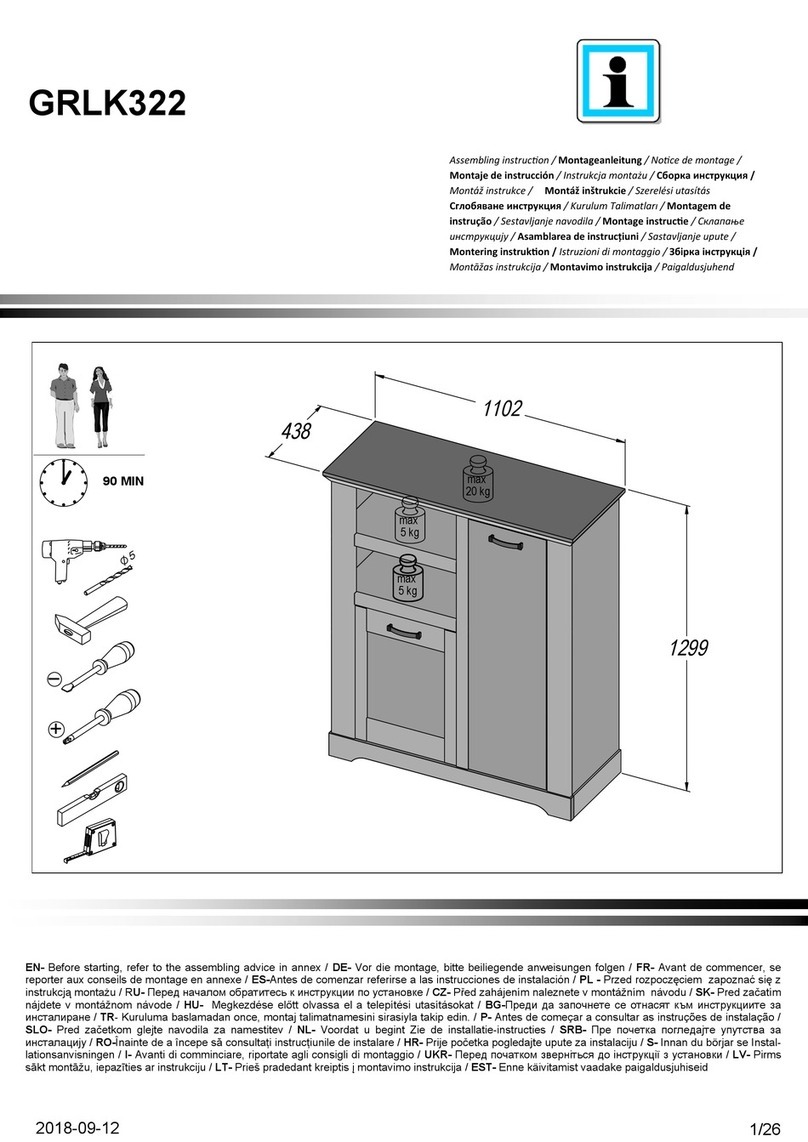 Forte GRLK322 User manual