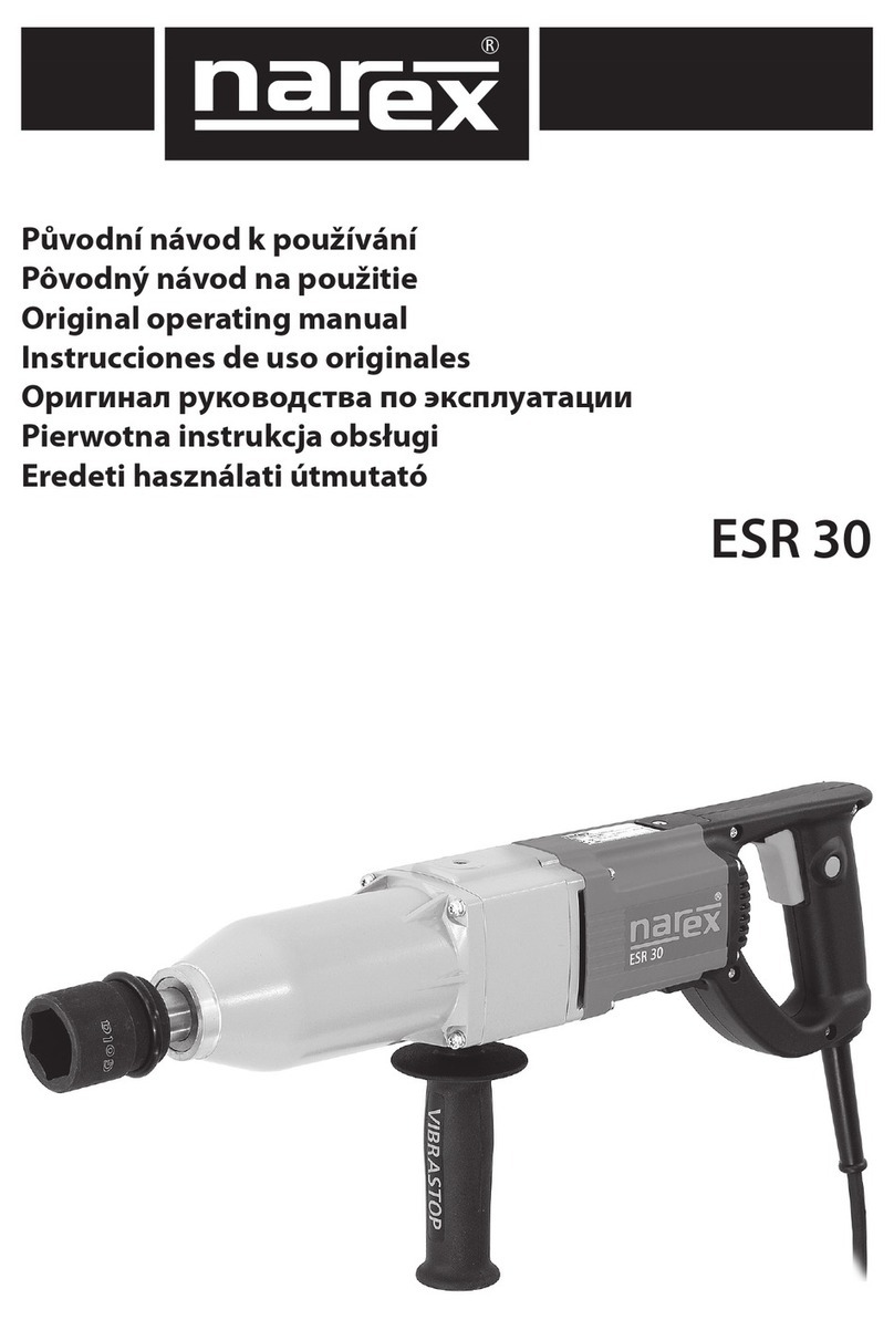 Narex ESR 30 Original operating manual