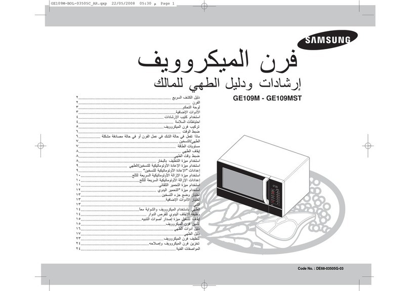 Samsung GE109MST Service manual Samsung GE109MST Service manual